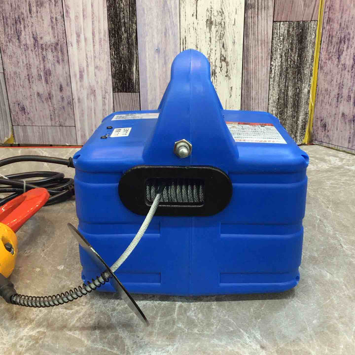 ▼電動ウインチ 電動ホイスト 100v 小型 ハンドウインチ  300kg【八潮店】