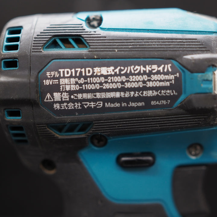 【中古品】マキタ/makita　コードレスインパクトドライバー TD171DRGX【鴻巣店】