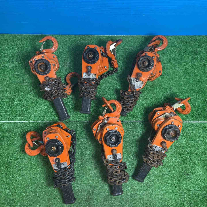 コンドーテック 0.8t レバーホイスト KC-0.8 6点まとめ レバーブロック 800kg【岩槻店】