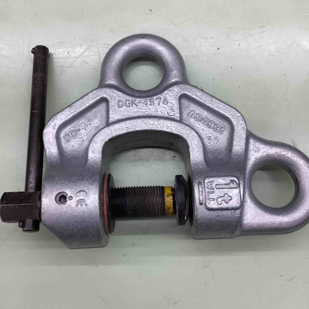 イーグルクランプ 1ｔ 2個セット NDJ-3081 DCK-4576 鋼板 形鋼 鉄骨 コンクリート製品 つり上げ 運搬 据え付け【越谷店】