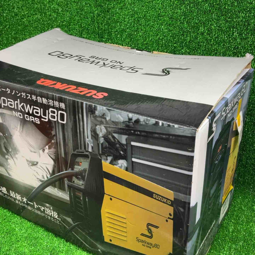 スズキッド(SUZUKID) インバータ式100Vノンガス半自動溶接機 SSW-80 Sparkway80 スパークウェイ80【藤沢店】