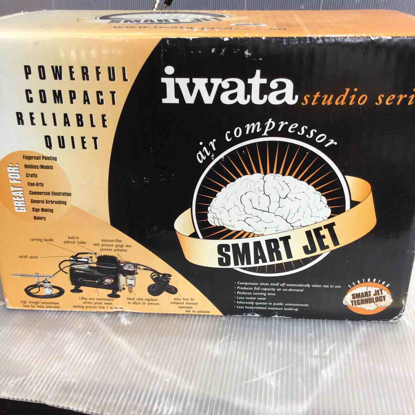 アネスト岩田 エアーブラシ用コンプレッサー IS-850【草加店