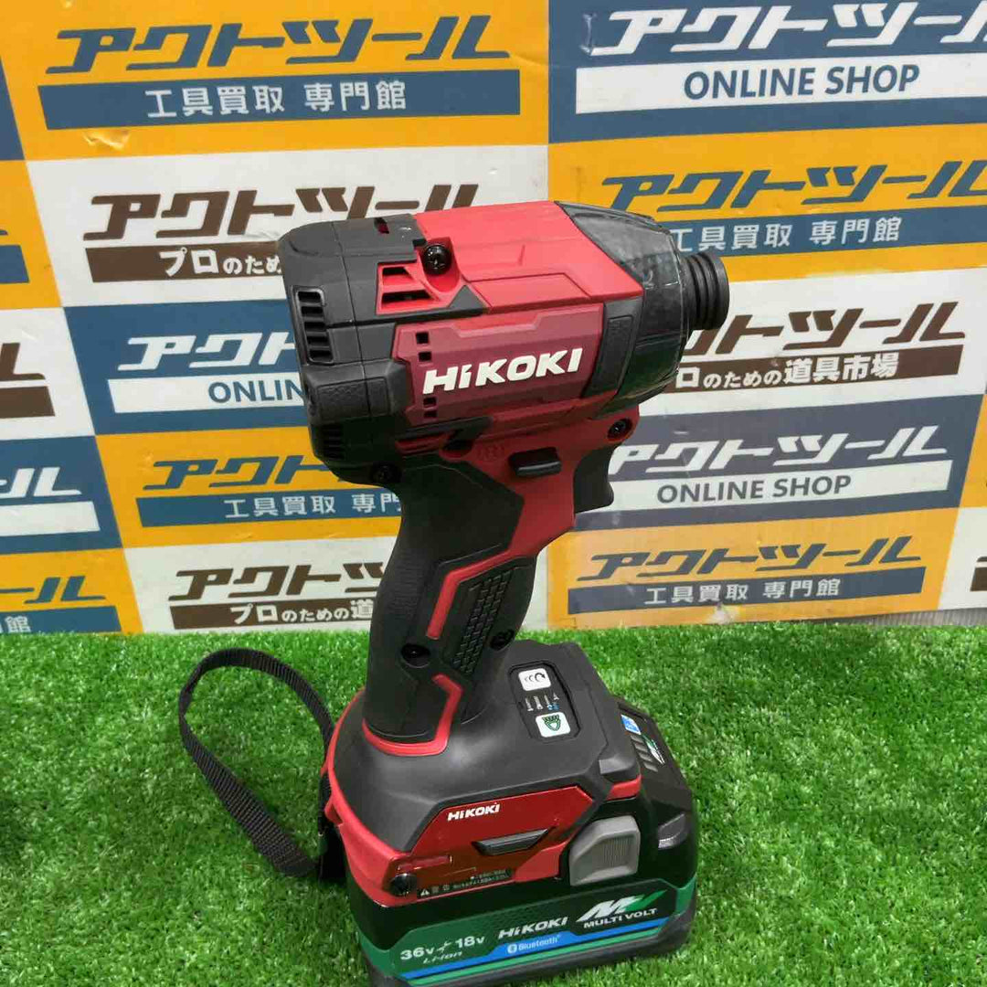 ★ハイコーキ(HIKOKI ※旧:日立工機) コードレスインパクトドライバ スコーピオンレッド WH36DD(2XHRSZ)【草加店】