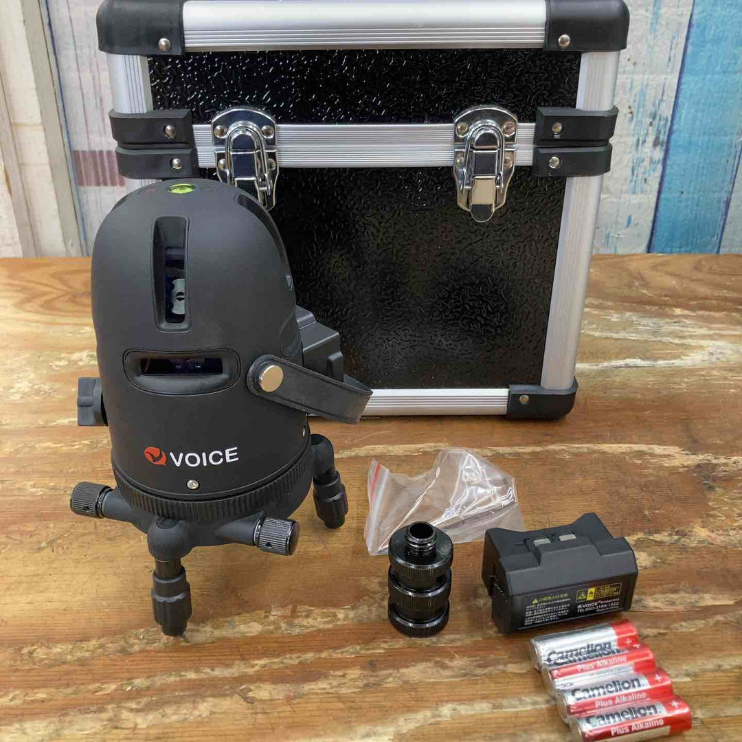 【未使用品】◇VOICE レーザー墨出し器 5ラインレーザー Model-R5 赤色レーザー【柏店】