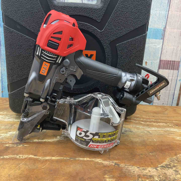 ★マックス(MAX) 高圧用釘打ち機 HN-65N4(D)_マットクールグレー【柏店】