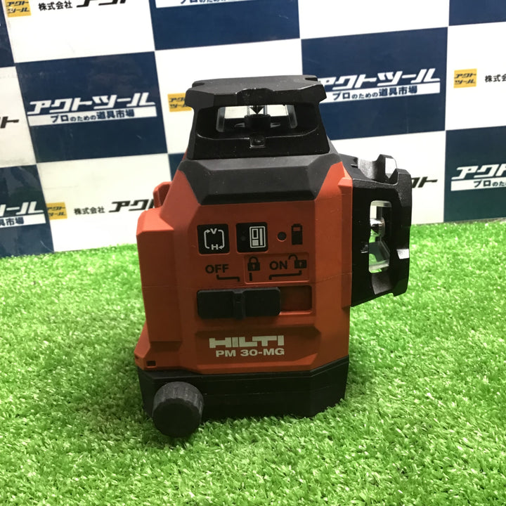 【美品 / 動作品】HILTI ヒルティ マルチラインレーザーレベル PM 30-MG バッテリー 充電器 受光器 三脚【草加店】