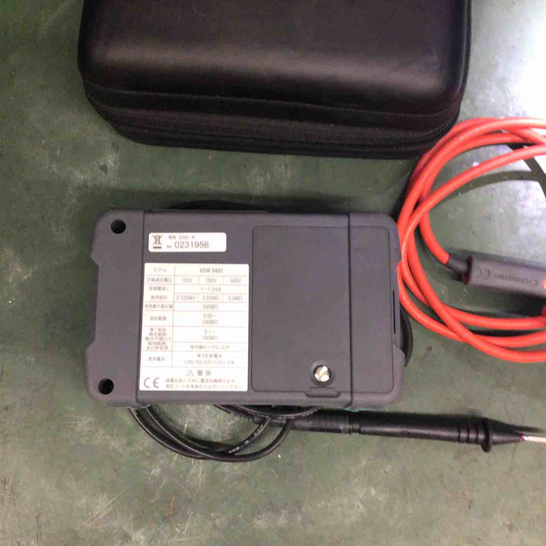 □共立(KYORITSU) アナログ絶縁抵抗計 KEW3432【戸田店】