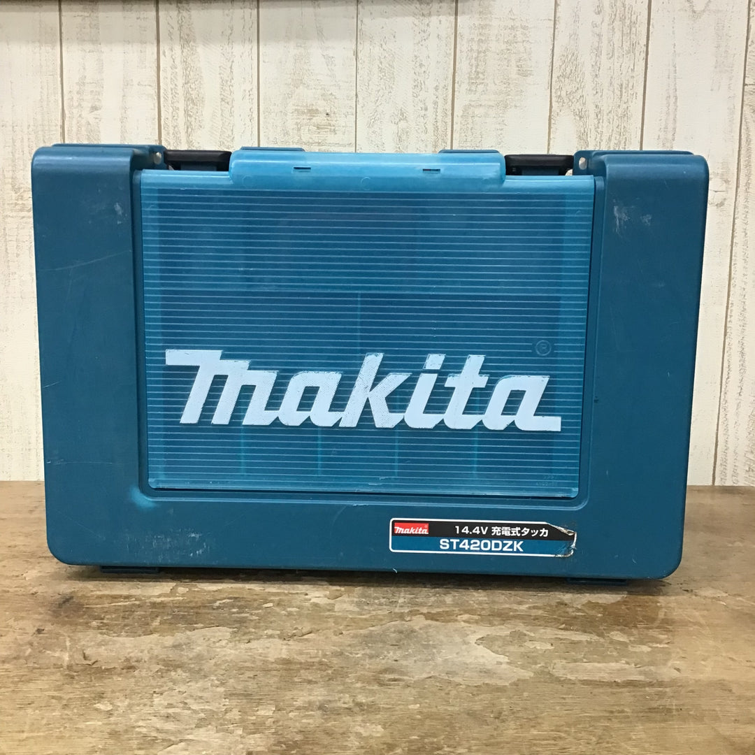 ☆マキタ(makita)14.4Vコードレスタッカ ST420DZK 本体＋ケースセット【柏店】