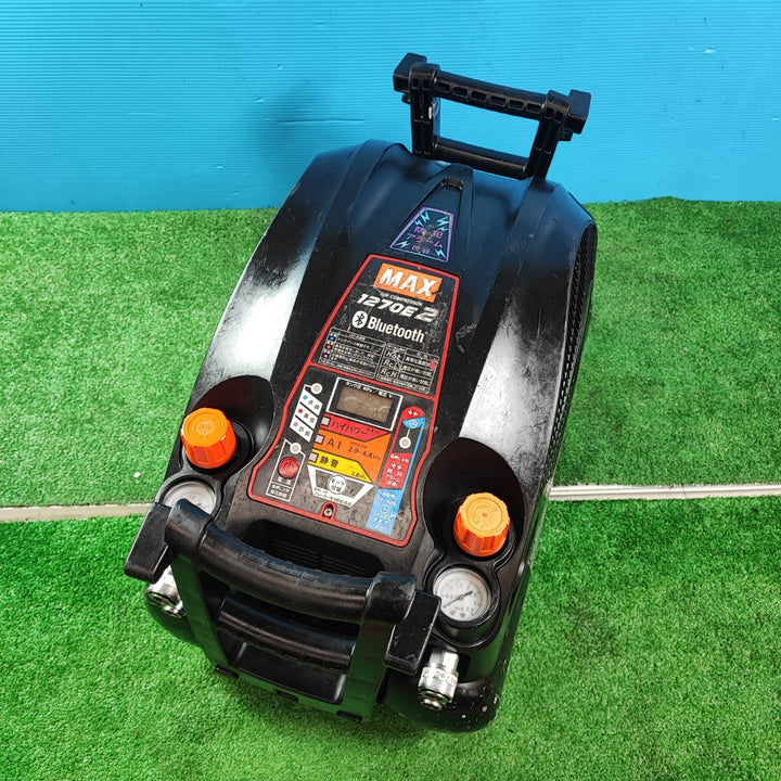 ★マックス(MAX) エアコンプレッサー AK-HH1270E2_ブラック【岩槻店】