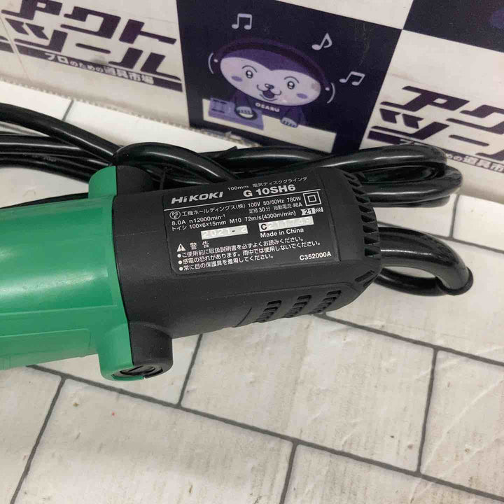 ☆ハイコーキ(HIKOKI ※旧:日立工機) 100mmディスクグラインダ G10SH6【所沢店】