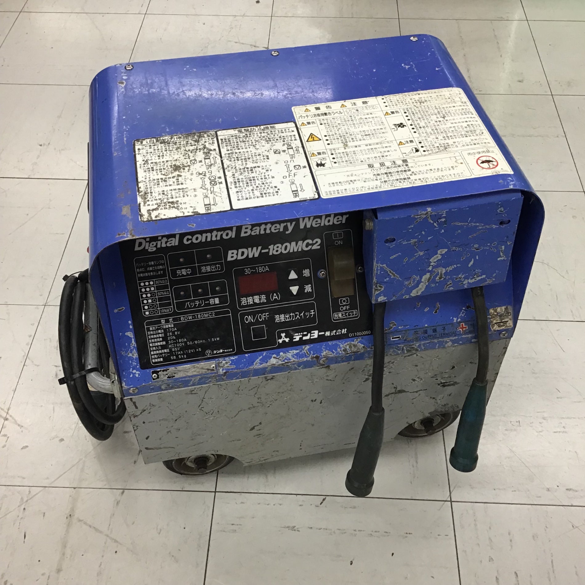 デンヨー TLW-180SS ディーゼル溶接機 ※バッテリー要交換 中古品