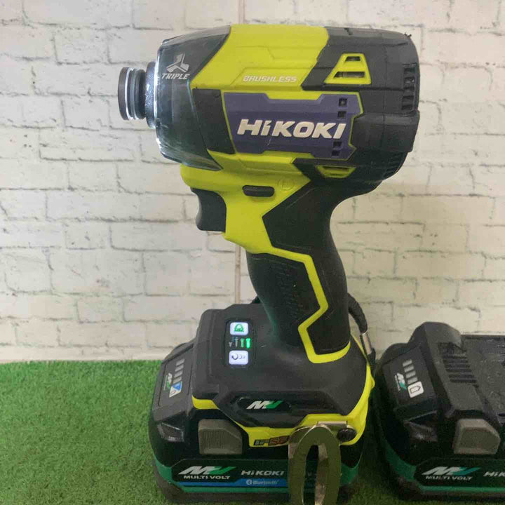 ★ハイコーキ(HIKOKI ※旧:日立工機) コードレスインパクトドライバ スパイダーイエロー WH36DD(2XHYSZ)【町田店】