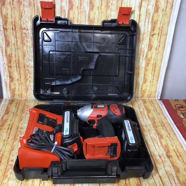 ブラック&デッカー 18Vインパクトドライバ SXI18L【川崎店】