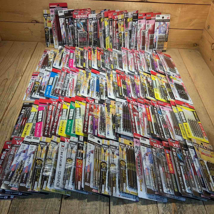 【未使用品】インパクト ビットまとめ売り 5本入 100セット(ビット計500本) VESSEL ベッセル SUNFLAG ANEX アネックス +2【所沢店】