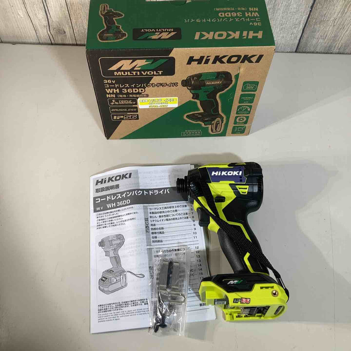 ★ハイコーキ(HIKOKI ※旧:日立工機) コードレスインパクトドライバ WH36DD(NNY)本体のみ【戸田店】