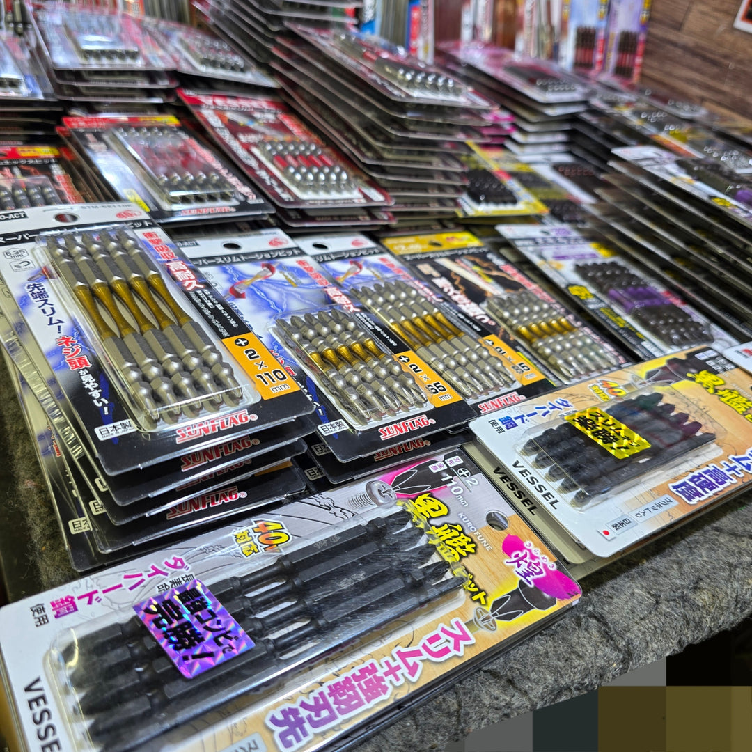 【未使用・大特価まとめ売り！】ビット5本入り 200パックまとめ売り 六角軸6.35mm インパクトドライバー用 メーカー・サイズ混合 約1000本【桶川店】