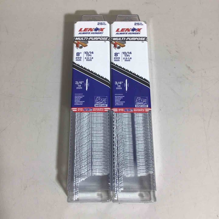 【未使用品(未開封)】 レノックス LENOX セーバーソーブレード レシプロソーブレード 203mm 2個 50枚【戸田店】