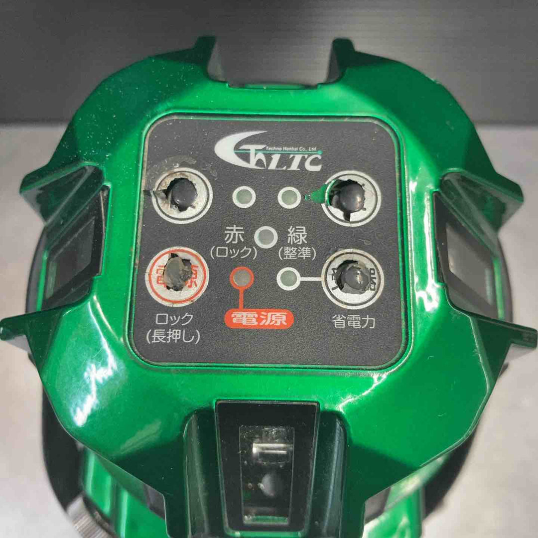 【中古品】 テクノ販売(LTC) グリーンレーザー墨出し器 GX910PD 受光器付属 水平/垂直 グリーンライン レベル 水平器 【東大和店】
