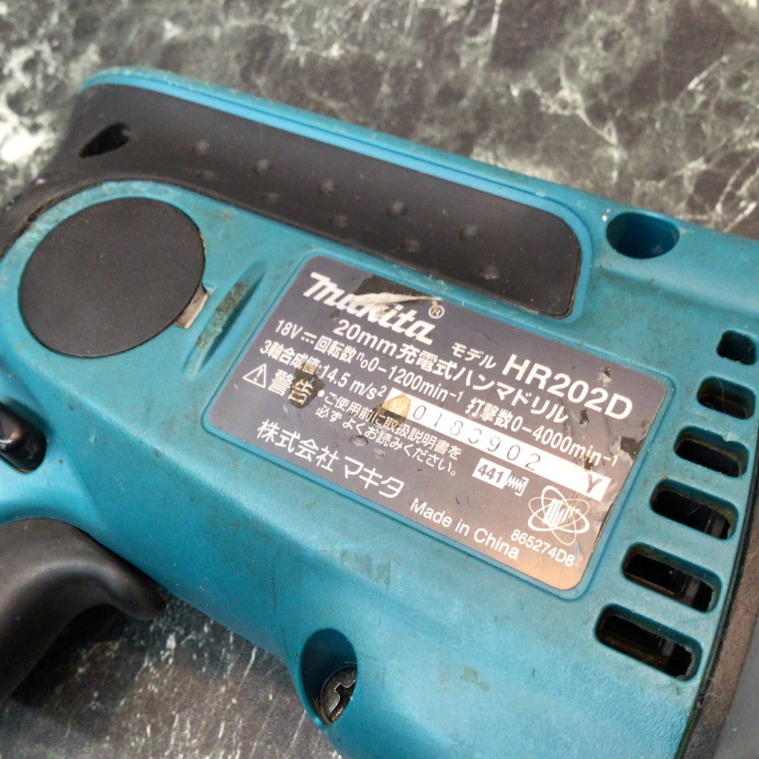 ☆マキタ(makita) コードレスハンマドリル HR202DZK【八潮店】