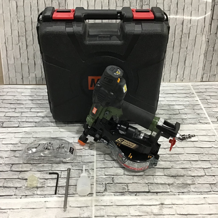 ★マックス(MAX) 高圧エアネジ打ち機 HV-R41G5_ミリタリーグリーン【川口店】