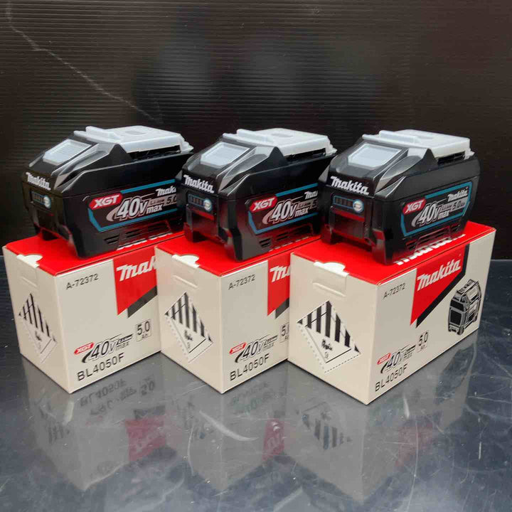 マキタ(makita) リチウムイオンバッテリー 40Vmax/5.0Ah BL4050F 3個セット 純正品 A-72372 ②【川越店】