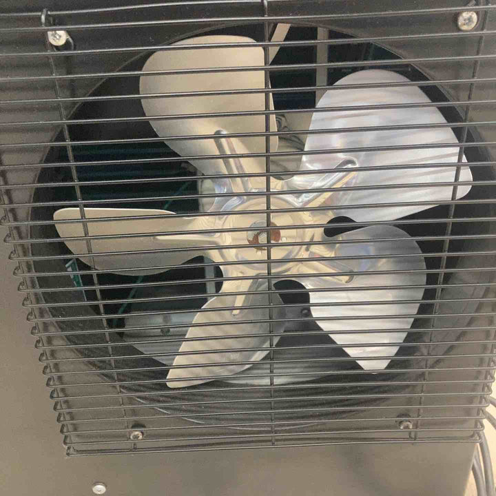 【店頭受取り限定】広電 スポットクーラー 小型 ブラック 板金ボディ 持ち運び簡単 防塵スイッチ 前面エアフィルタ付 KES181SMAB【川越店】