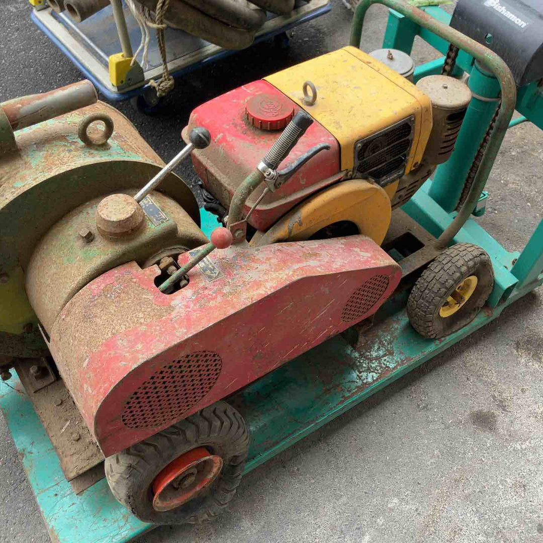 【中古品・店頭受取り限定】 ヤンマー/YANMAR ディーゼルエンジン式モルタルポンプセット・型式不明 【桶川店】
