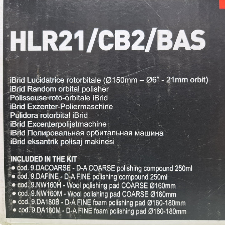 RUPES(ルペス) Bigfoot アイブリット コードレスポリッシャー HLR21 150mm バッテリー2個 充電器【岩槻店】