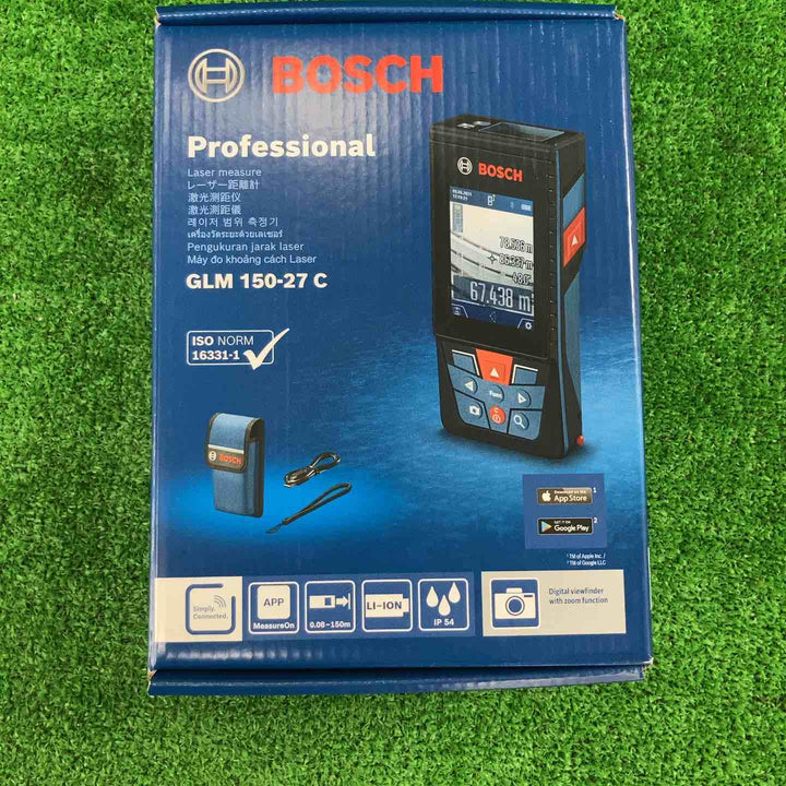 ◇ボッシュ(BOSCH) データ転送レーザー距離計 GLM150-27C【川崎店】
