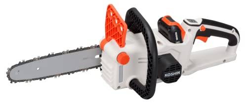 ◇工進(KOSHIN) 18V 2.0Ah 充電式 チェンソー SCS-1820R バッテリー 2個・充電器付【岩槻店】