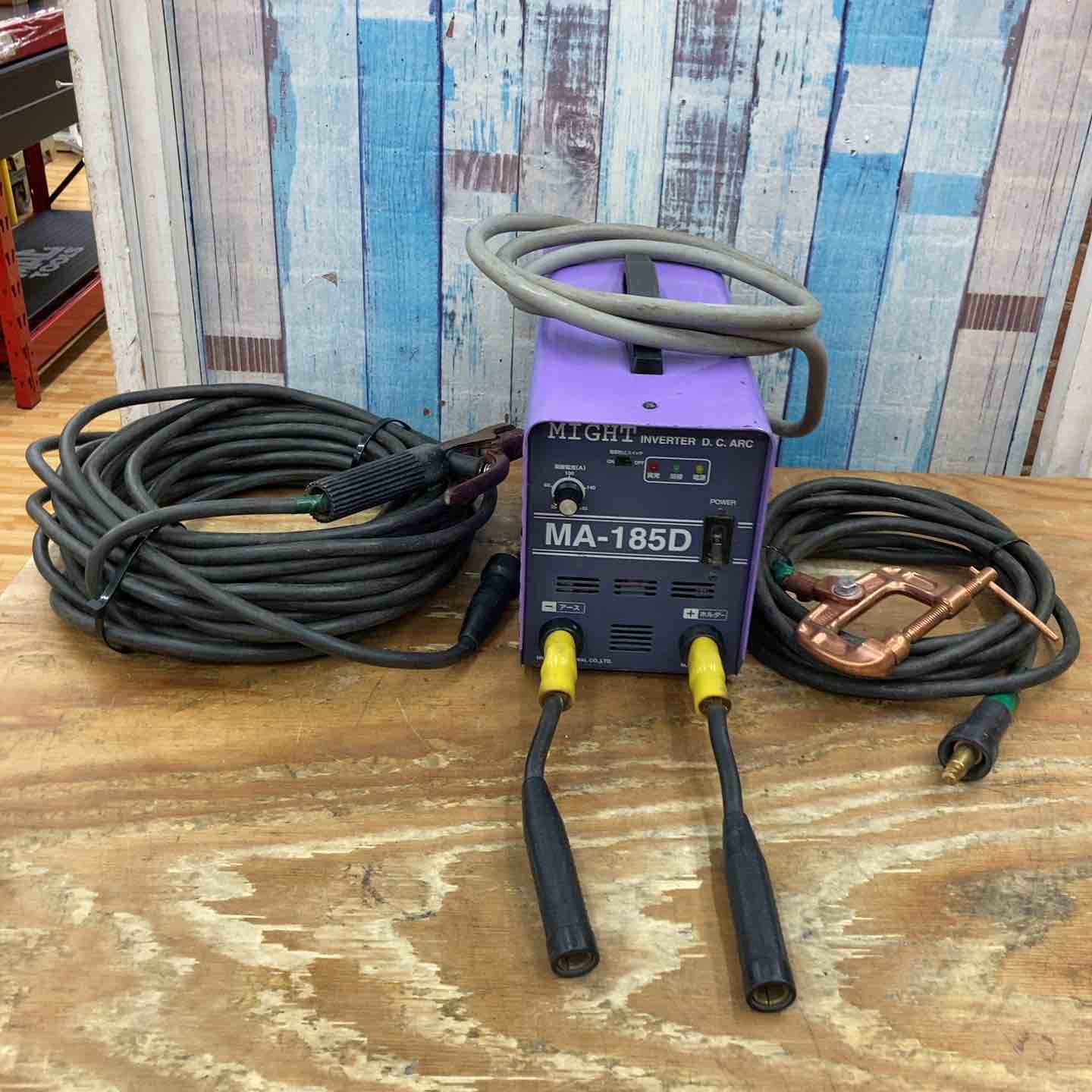 ◇マイト工業(might) 200V 直流インバータ溶接機 MA-185D プラグ欠品