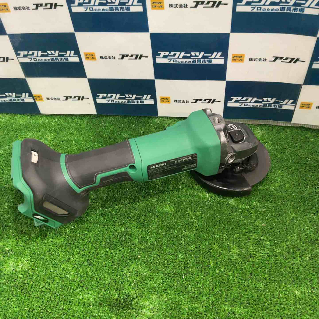 ★ハイコーキ(HIKOKI ※旧:日立工機) 100mmコードレスディスクグラインダ G3610DC(2XPZ)【草加店】