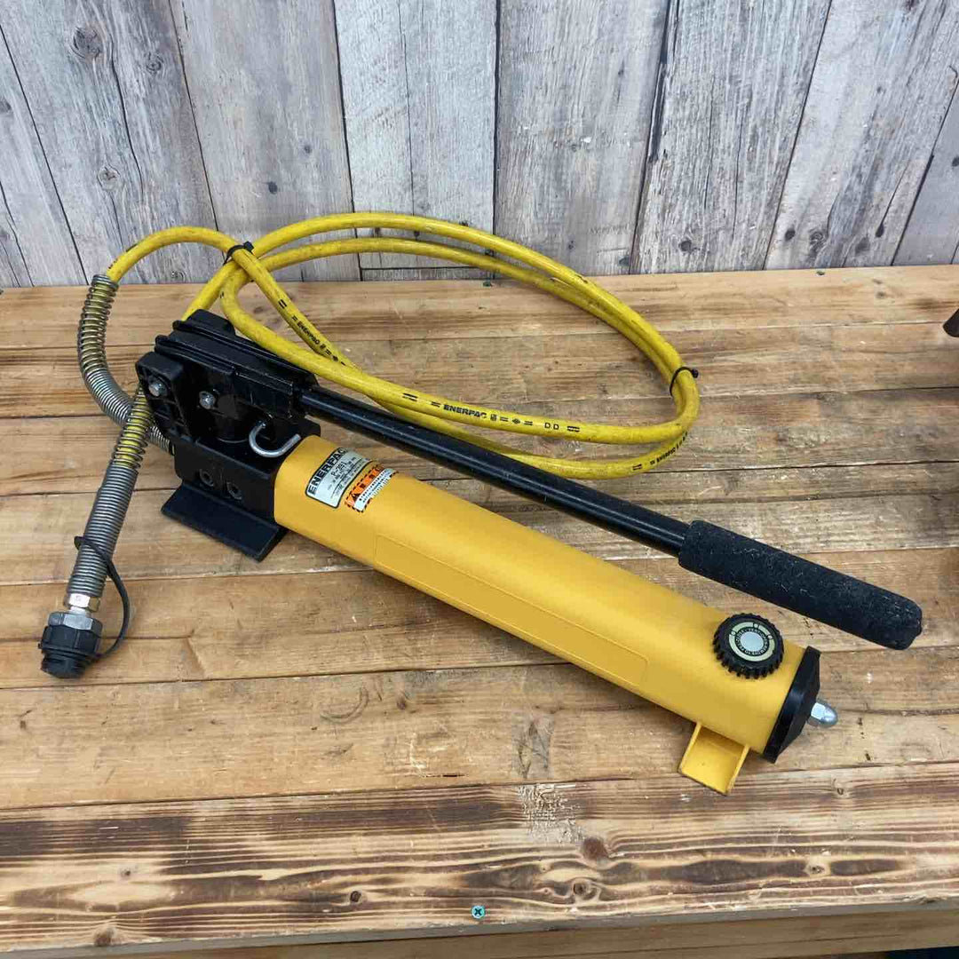 【中古品】 エナパック(ENERPAC) 手動ポンプ・シリンダセット P-391 RC104 タテ型スクイズオフ工具【東大和店】