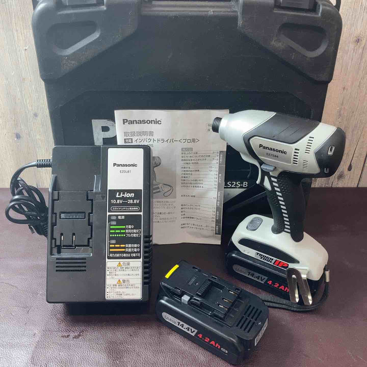 【中古品】 パナソニック(Panasonic) コードレスインパクトドライバー EZ7544LS2S-B 【東大和店】