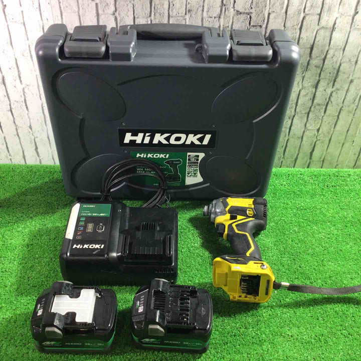 ★ハイコーキ(HIKOKI ※旧:日立工機) コードレスインパクトドライバー WH36DC(2XPSZ)(DY)【川口店】