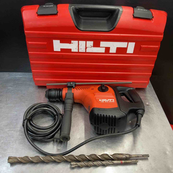 【中古品】 ヒルティ(HILTI) コード式ハンマドリル TE40-AVR ドリルビット2本付属 【東大和店】