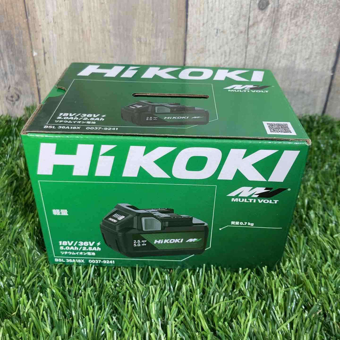 ▼ハイコーキ(HIKOKI ※旧:日立工機) リチウムイオンバッテリー 36V/2.5Ah BSL36A18X 3個セット【戸田店】