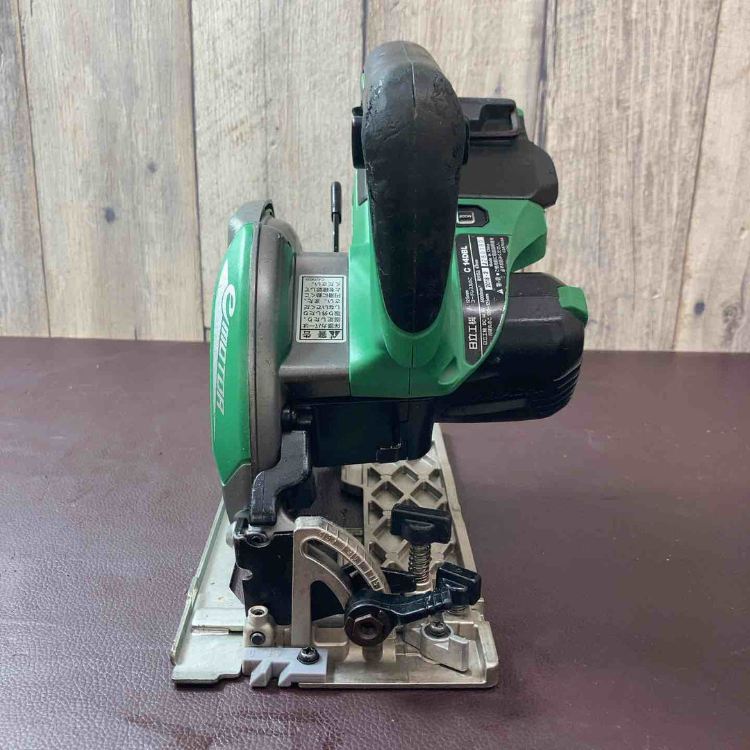 【中古品】 ハイコーキ(HIKOKI ※旧:日立工機) 14.4V 125mm コードレス丸のこ C14DBL(NN) マルノコ 【東大和店】