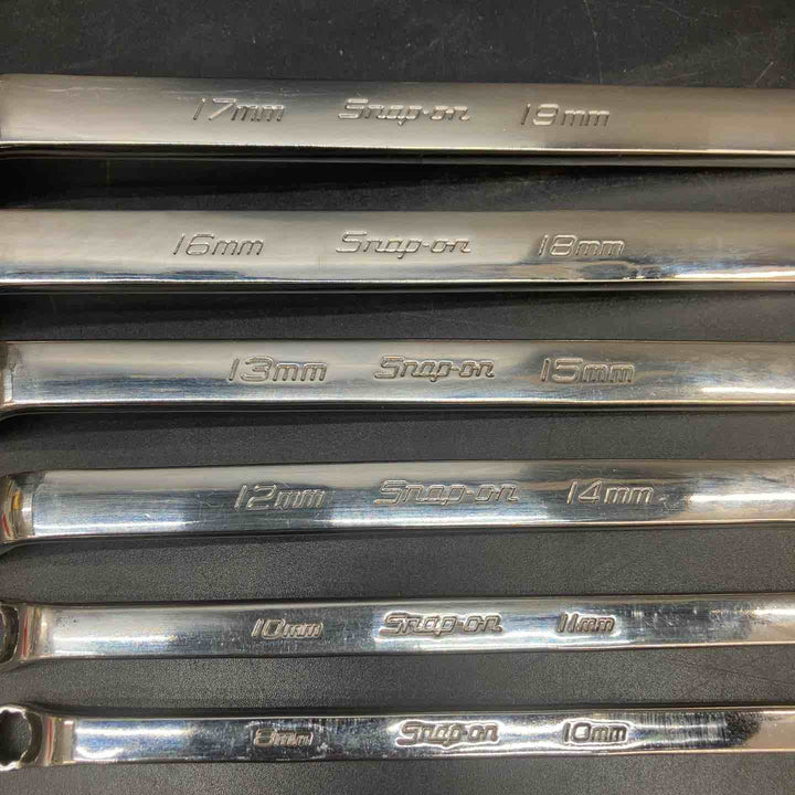 スナップオン(Snap-on) オフセットメガネレンチ XOMシリーズ USA 8mm-19mm 計6本セット【川越店】