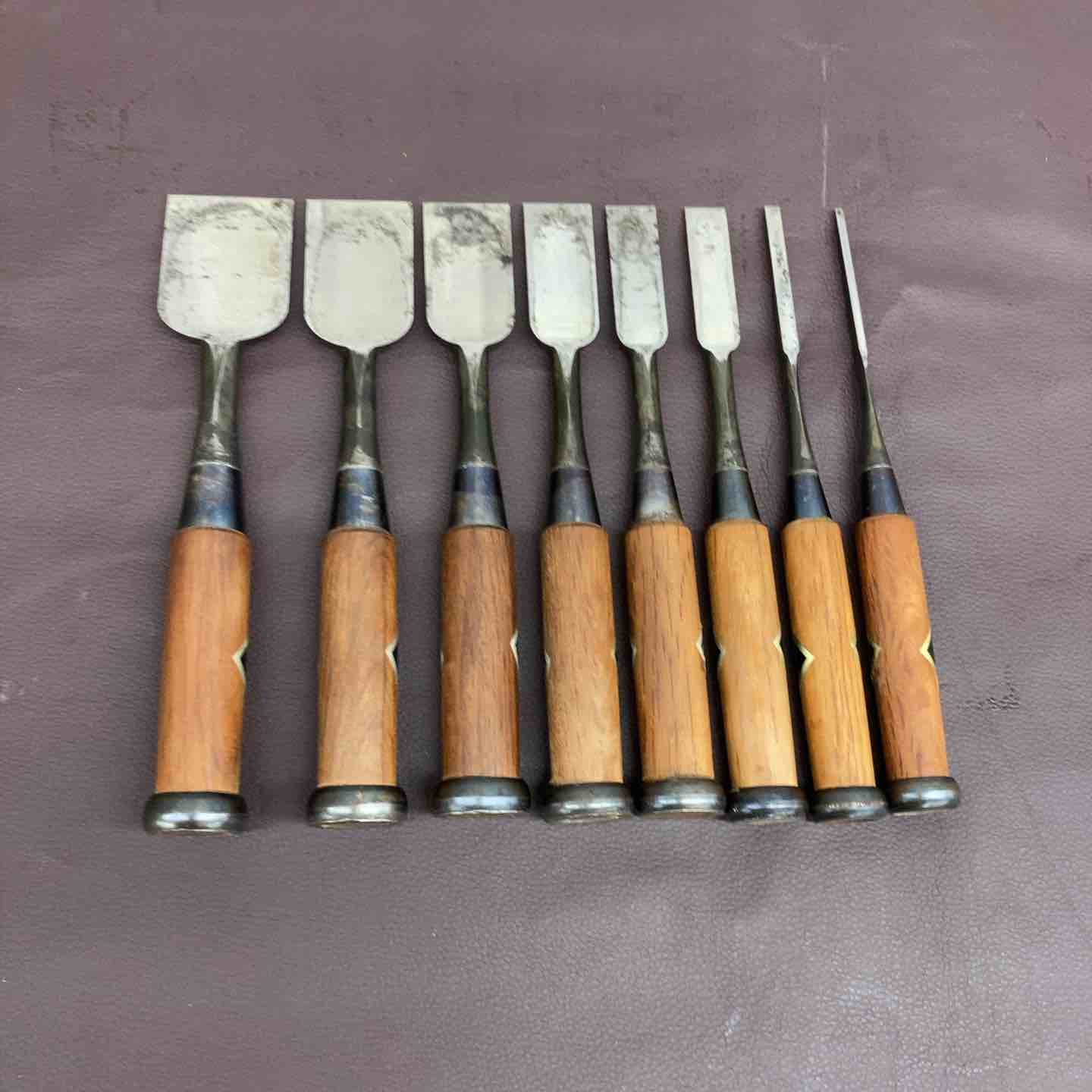 鑿　68cm 刻印あり よし栄 鑿 8本組 【東大和店】 – アクトツールオンラインショップ