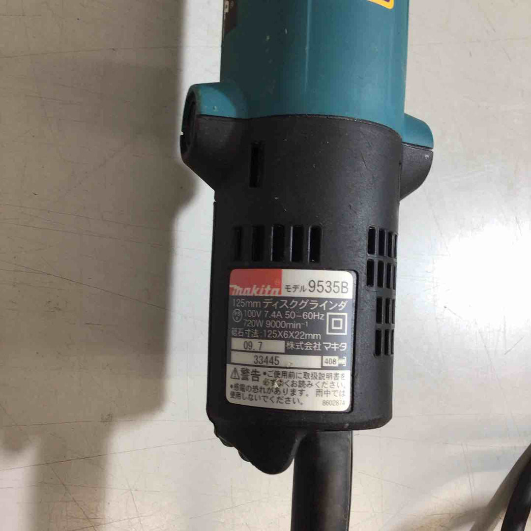 ☆マキタ(makita) 125mm ディスクグラインダ 9535B【戸田店】