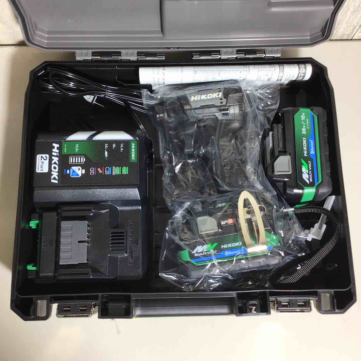★ハイコーキ(HIKOKI ※旧:日立工機) コードレスインパクトドライバ ストロングブラック WH36DD(2XHBSZ)【戸田店】