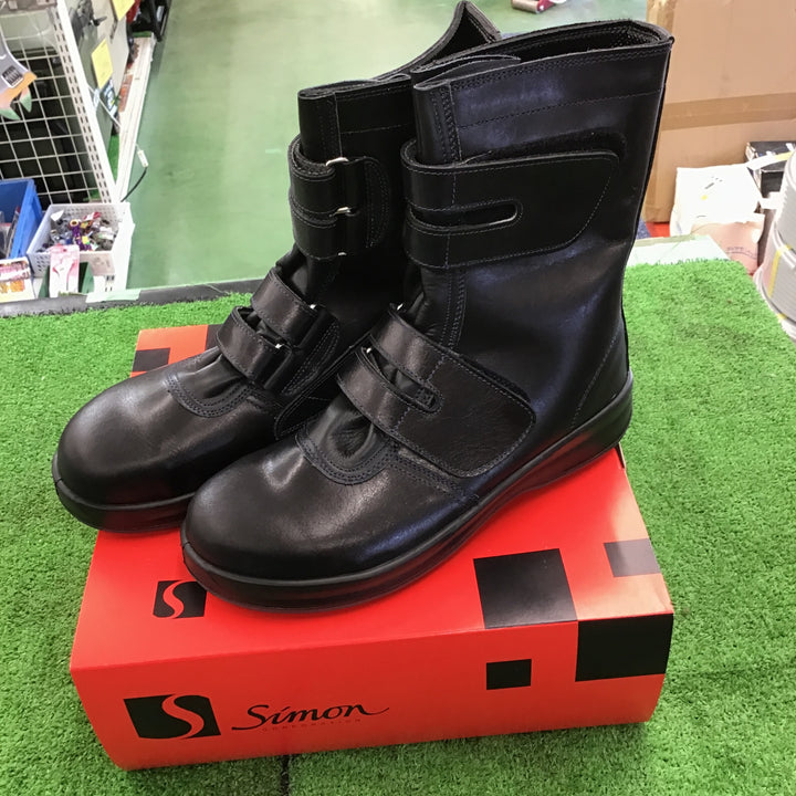 ◇シモン 安全靴 マジック式 8538黒 25.5cm 8538N-25.5【桶川店】