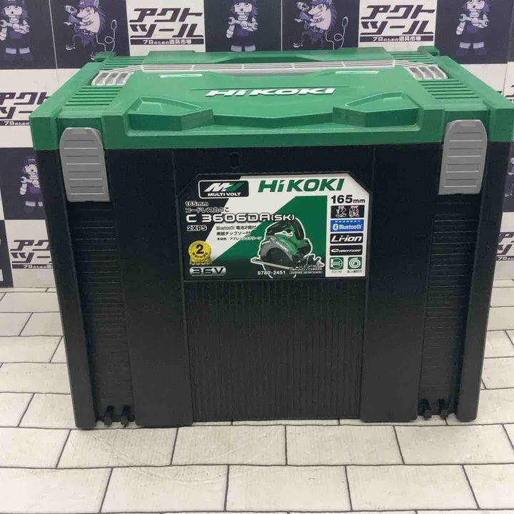 ★ハイコーキ(HIKOKI ※旧:日立工機) コードレス丸のこ C3606DA(SK)(2XPS)【所沢店】