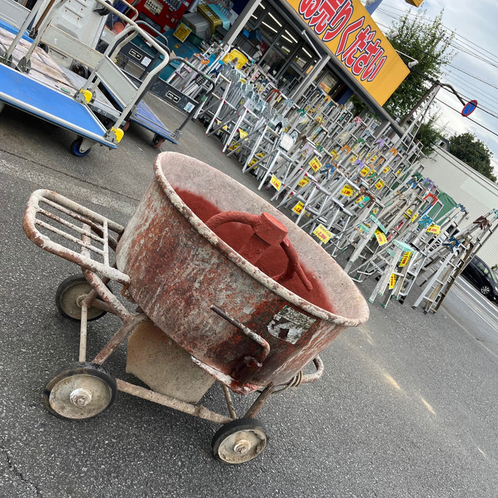 【中古品/店頭受取り限定】タケムラテック 型式不明 100V モルタルミキサー 約154L【東大和店】