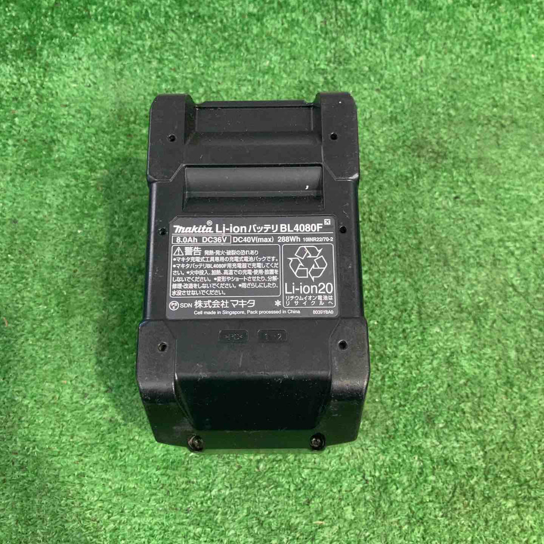 ★マキタ(makita) リチウムイオンバッテリー 40Vmax/8.0Ah BL4080F充電回数13回【町田店】