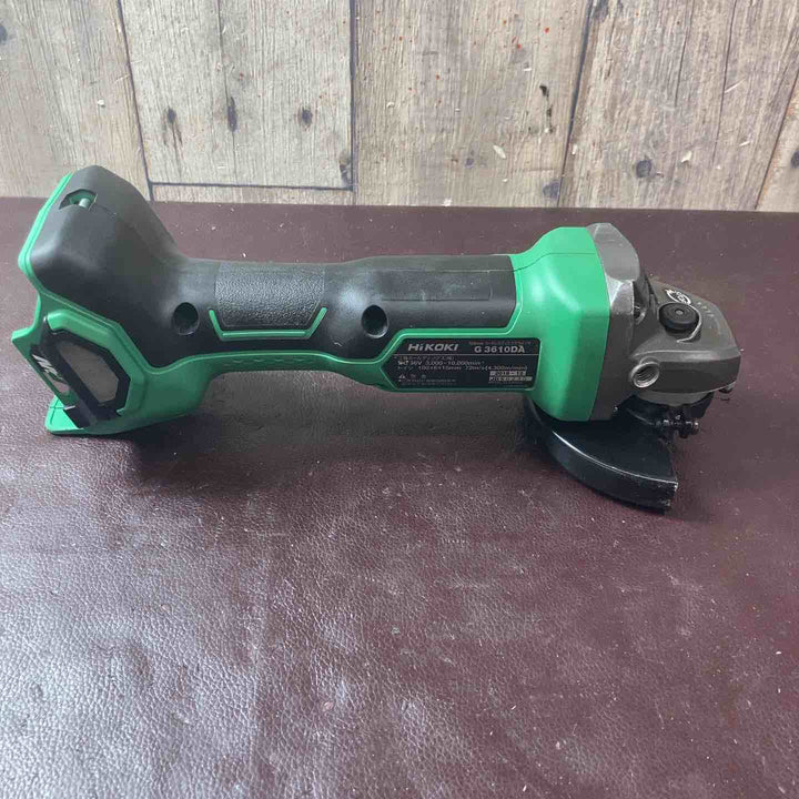 【中古品】ハイコーキ(HIKOKI ※旧:日立工機) 100mmコードレスディスクグラインダ G3610DA(NN) 充電器付属【東大和店】