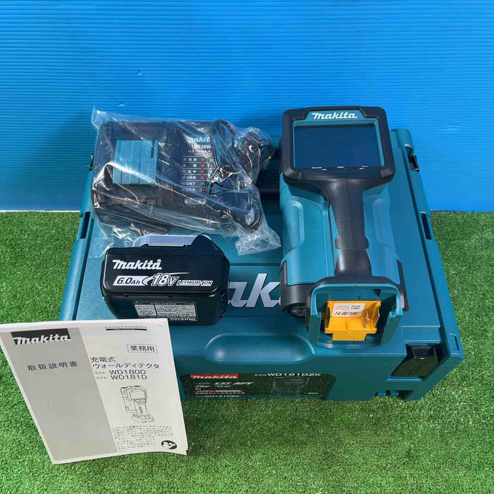 ★マキタ(makita) コードレスウォールディテクタ コンクリート探知機 WD181DZK 18V6.0Ahバッテリー・充電器付【岩槻店】