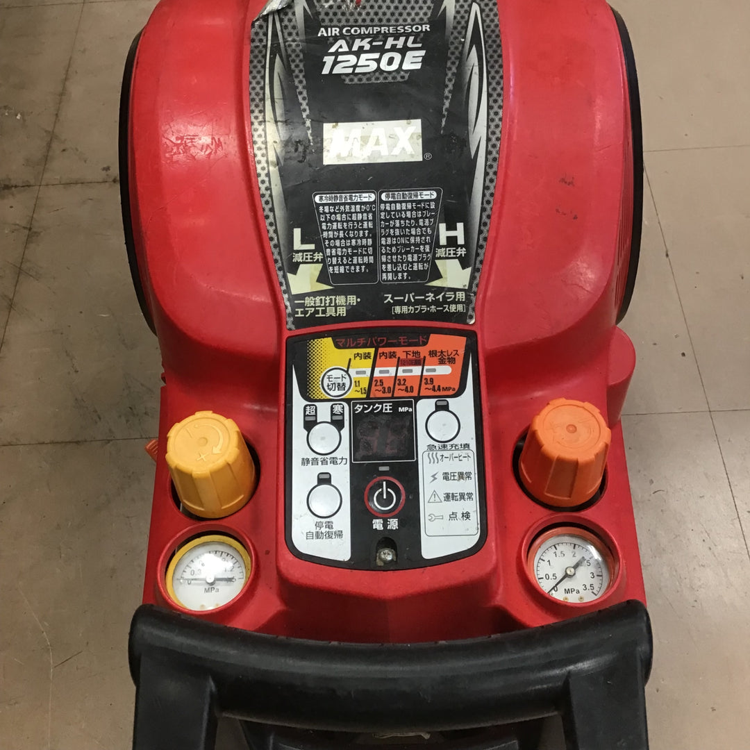 ★マックス(MAX) エアコンプレッサー AK-HL1250E2_レッド【草加店】