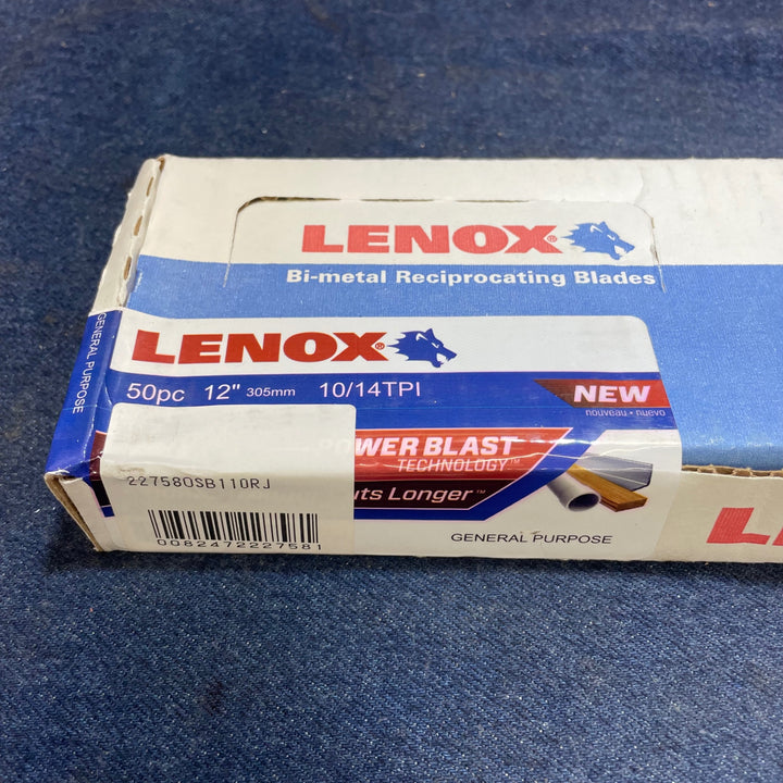 〇レノックス(LENOX) バイメタルセーバーソーブレード 300mm 10/14山 (50枚) 22758OSB110R【八潮店】